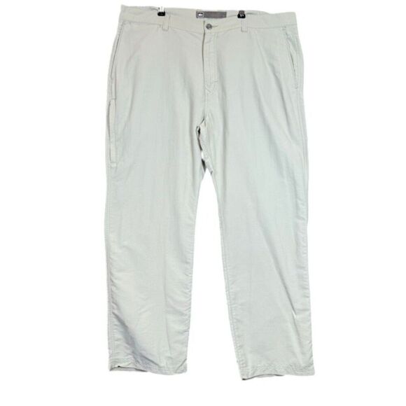 REI Trailmade Khaki Chino Pants Tan Zipper Pockets Size 40x30 - Picture 1 of 11